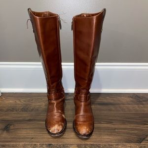 Brown Tory Burch riding Boots Size 10